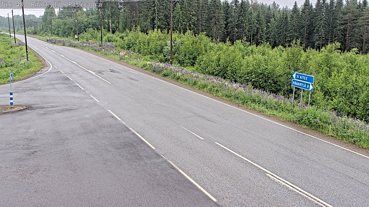 Kelikamerat Kuva Tie 482 Rääkkylä, Rasivaara, Rääkkylä, Pohjois-Karjala