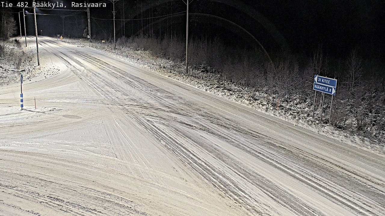 Weather Camera Image Väg 482 Rääkkylä, Rasivaara, Rääkkylä, Pohjois-Karjala