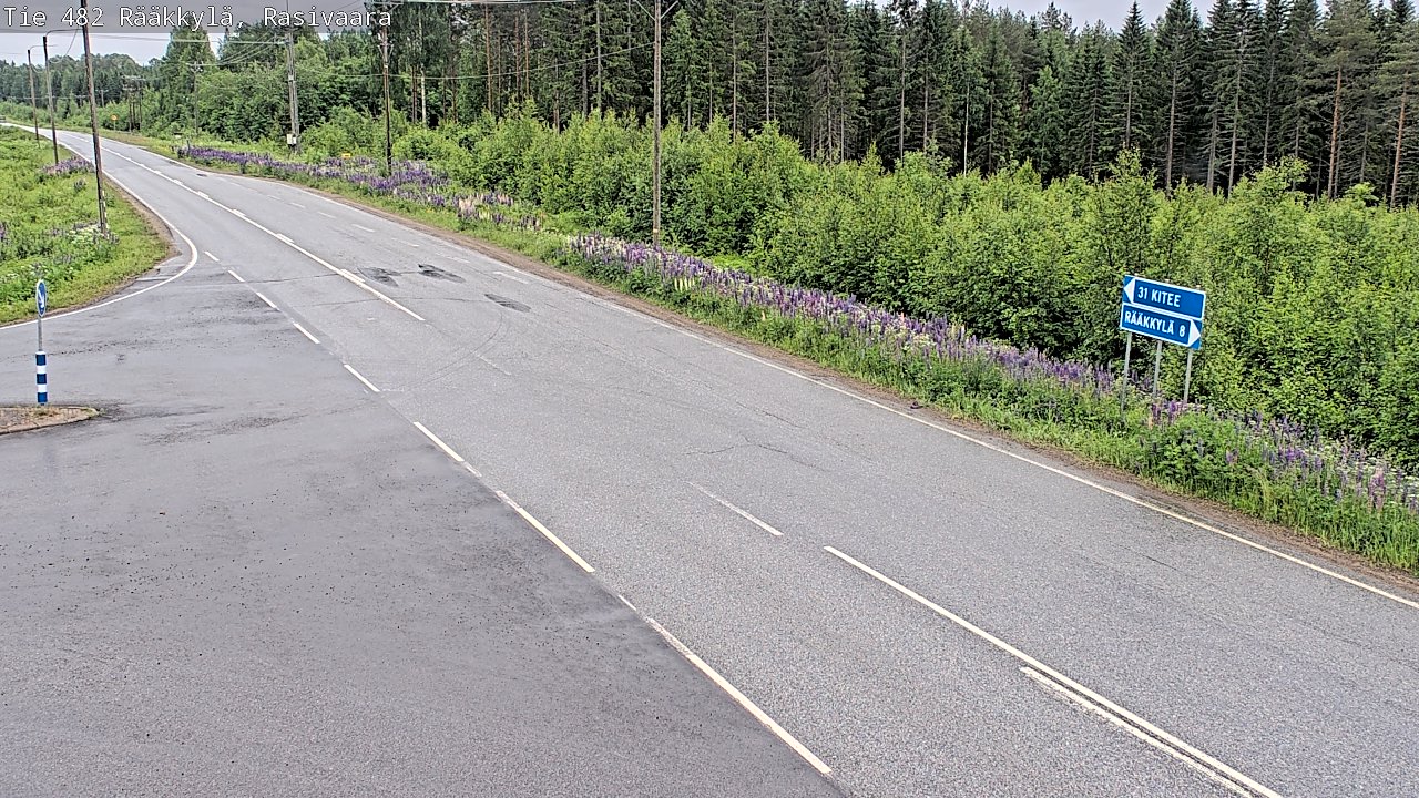 Kelikamerat Kuva Tie 482 Rääkkylä, Rasivaara, Rääkkylä, Pohjois-Karjala