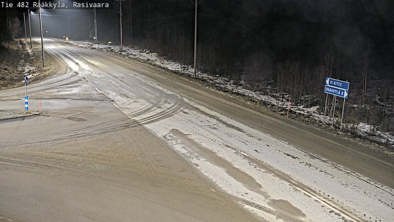 Weather Camera Image Road 482 Rääkkylä, Rasivaara, Rääkkylä, Pohjois-Karjala