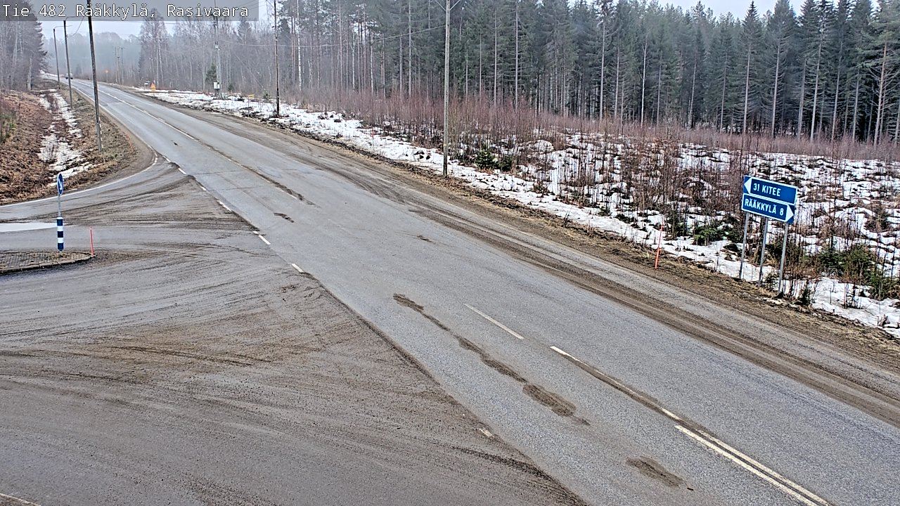 Weather Camera Image Road 482 Rääkkylä, Rasivaara, Rääkkylä, Pohjois-Karjala