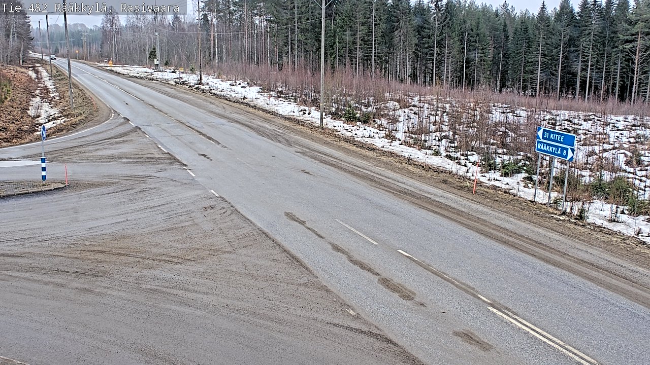 Weather Camera Image Road 482 Rääkkylä, Rasivaara, Rääkkylä, Pohjois-Karjala