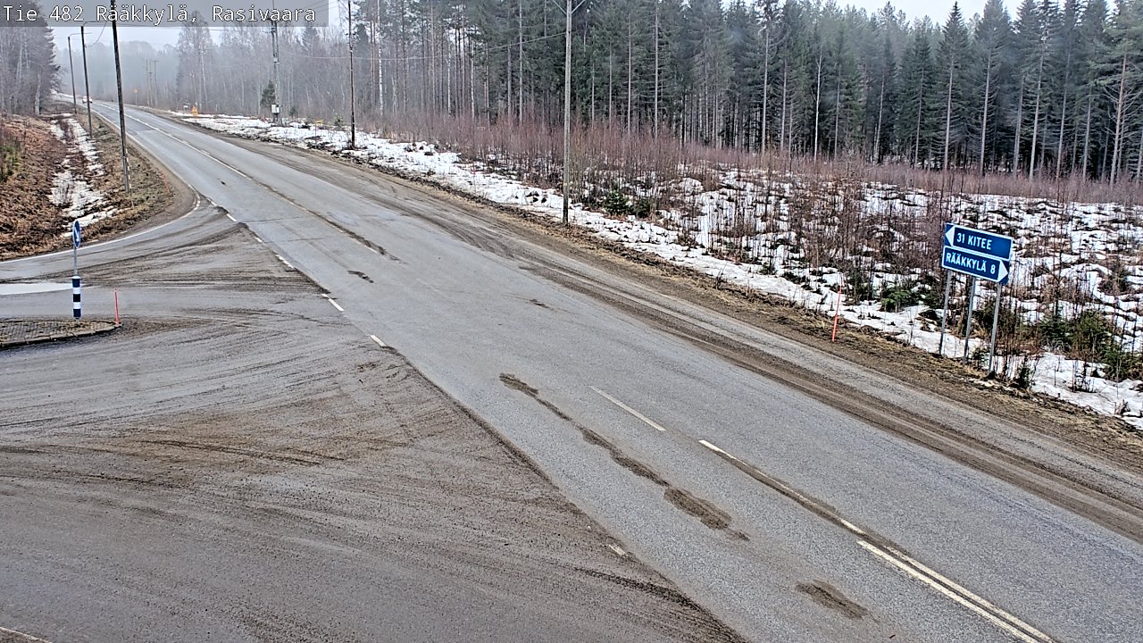 Weather Camera Image Road 482 Rääkkylä, Rasivaara, Rääkkylä, Pohjois-Karjala
