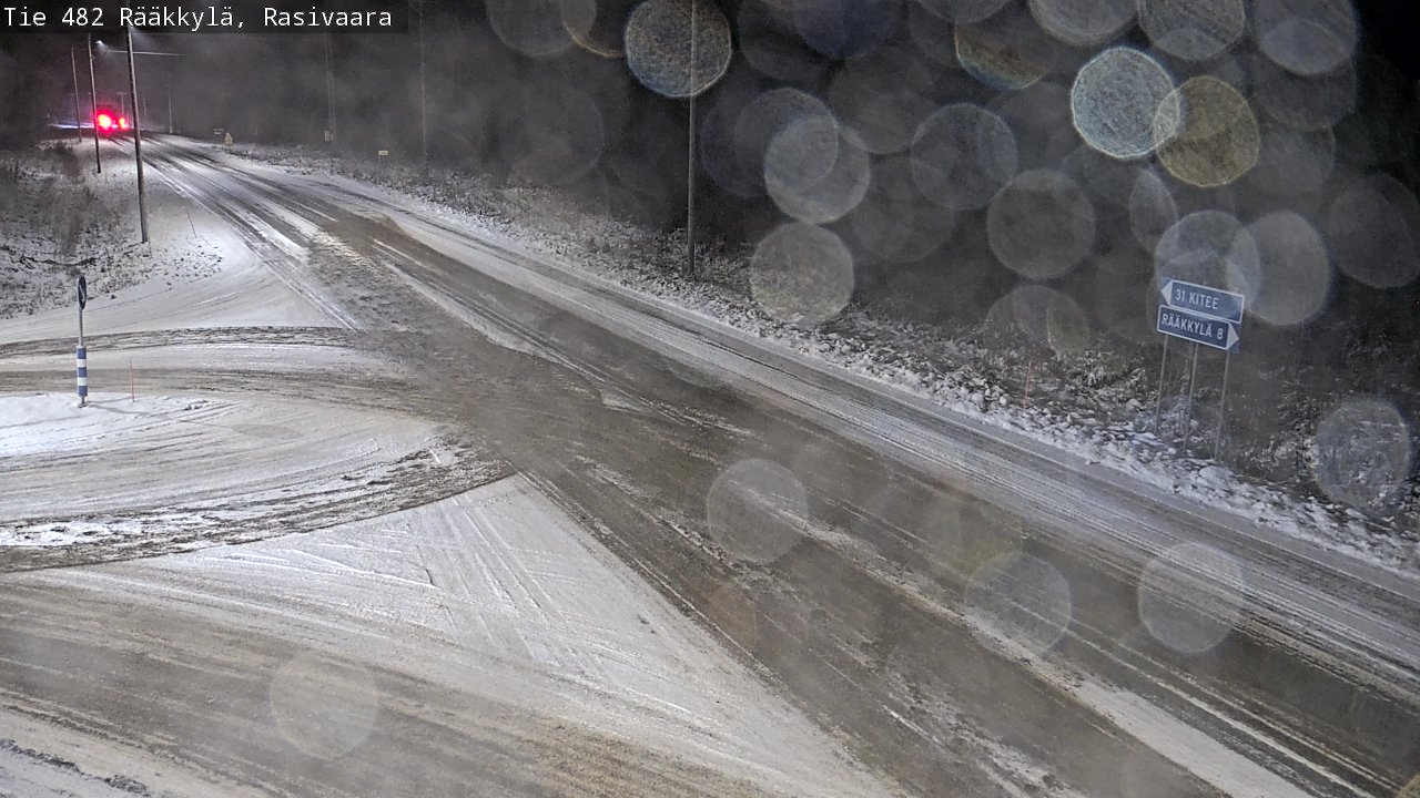 Weather Camera Image Väg 482 Rääkkylä, Rasivaara, Rääkkylä, Pohjois-Karjala