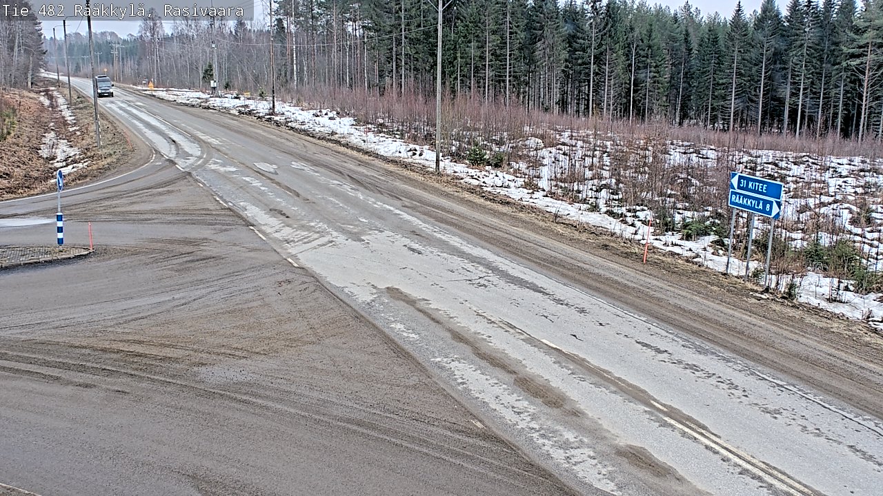 Weather Camera Image Road 482 Rääkkylä, Rasivaara, Rääkkylä, Pohjois-Karjala