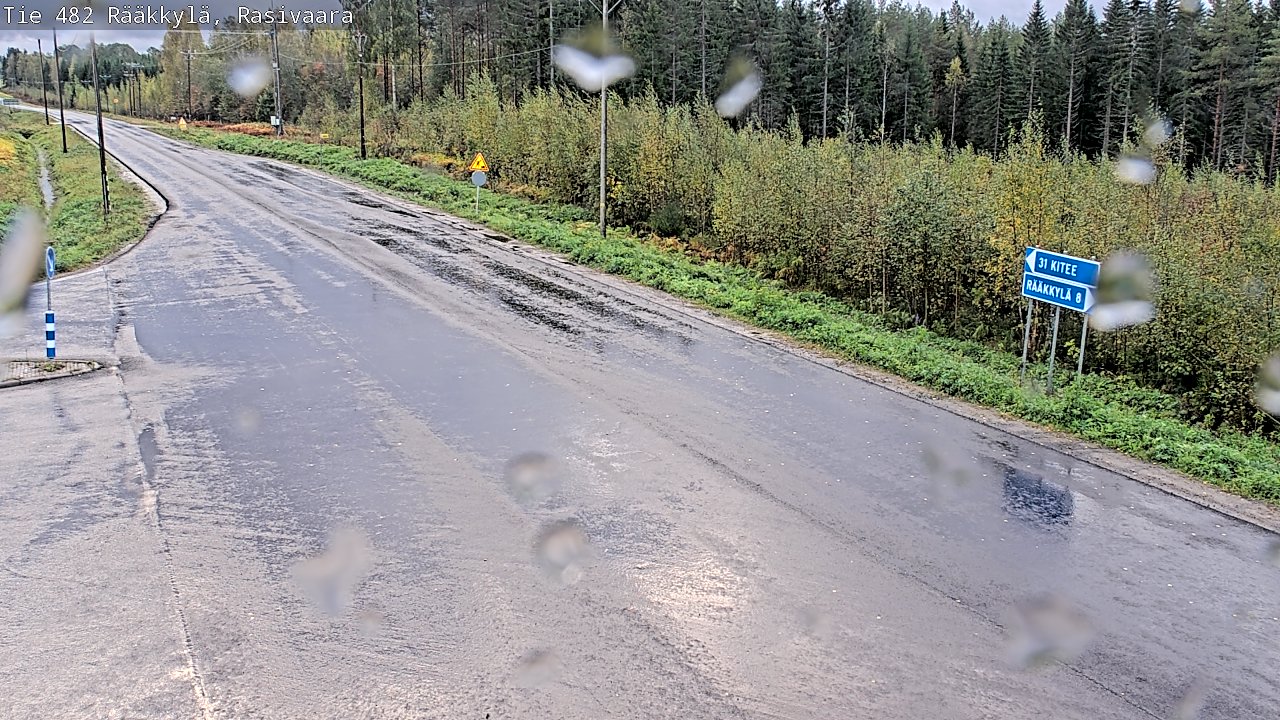 Weather Camera Image Väg 482 Rääkkylä, Rasivaara, Rääkkylä, Pohjois-Karjala