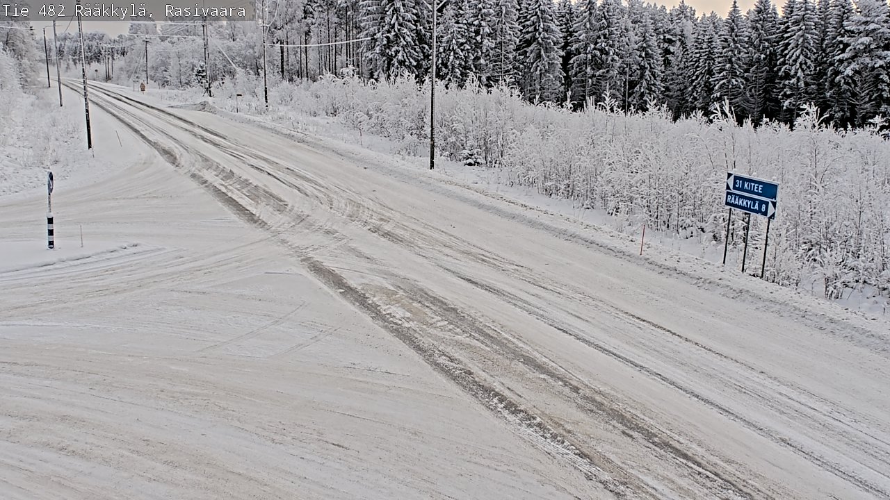 Weather Camera Image Väg 482 Rääkkylä, Rasivaara, Rääkkylä, Pohjois-Karjala