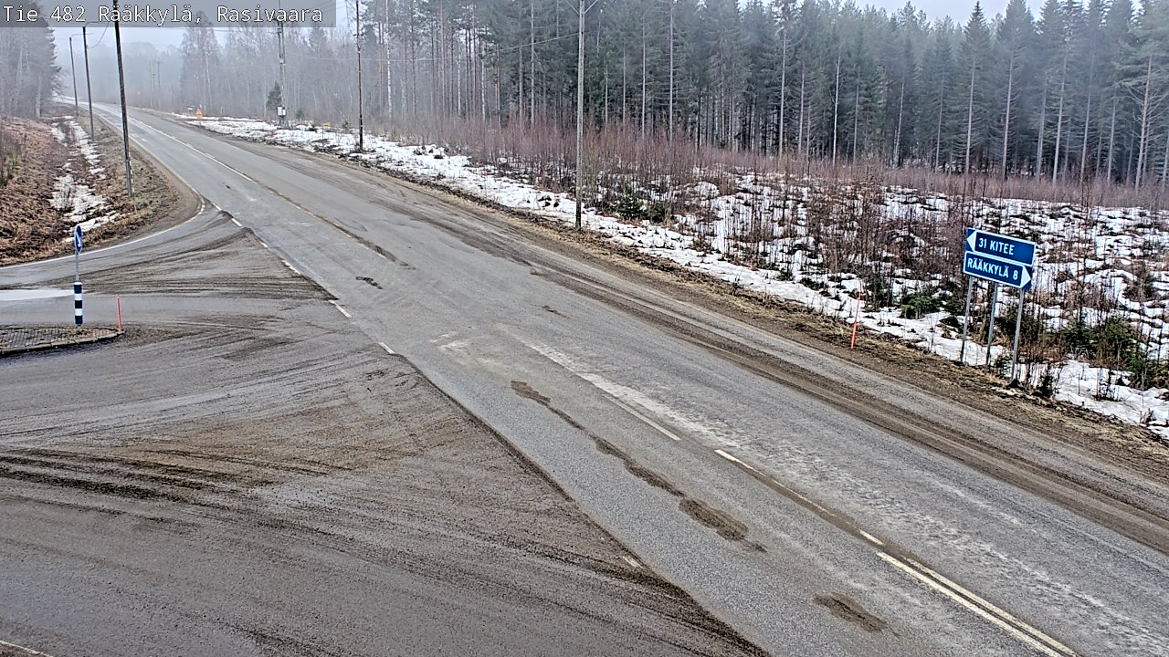 Weather Camera Image Road 482 Rääkkylä, Rasivaara, Rääkkylä, Pohjois-Karjala