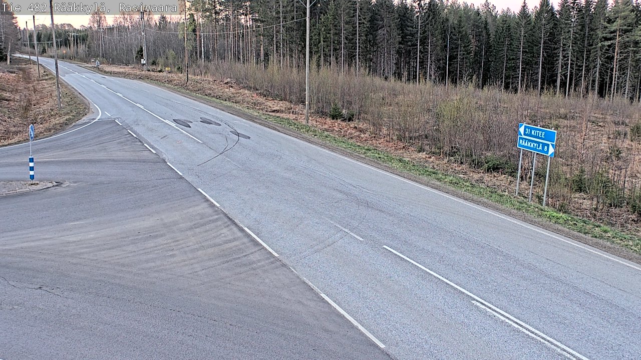Kelikamerat Kuva Tie 482 Rääkkylä, Rasivaara, Rääkkylä, Pohjois-Karjala