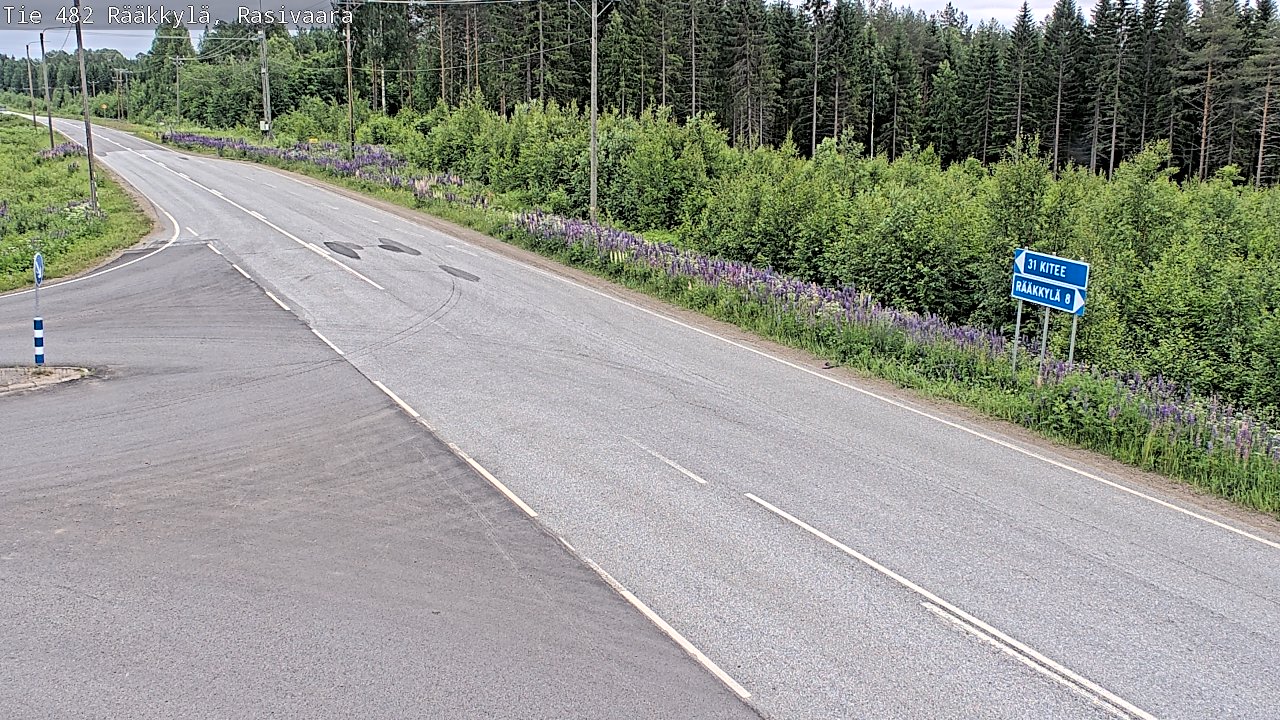 Kelikamerat Kuva Tie 482 Rääkkylä, Rasivaara, Rääkkylä, Pohjois-Karjala
