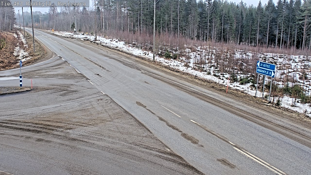 Weather Camera Image Road 482 Rääkkylä, Rasivaara, Rääkkylä, Pohjois-Karjala