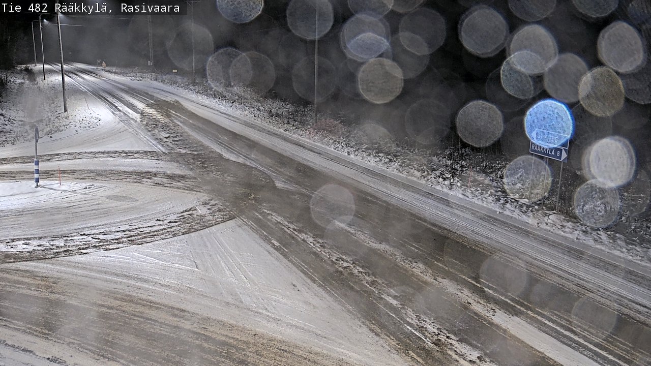 Weather Camera Image Väg 482 Rääkkylä, Rasivaara, Rääkkylä, Pohjois-Karjala