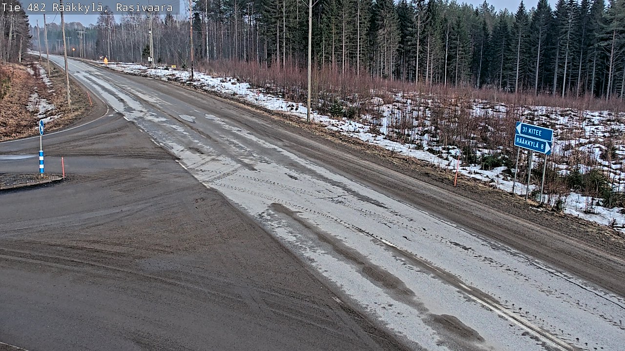Weather Camera Image Road 482 Rääkkylä, Rasivaara, Rääkkylä, Pohjois-Karjala