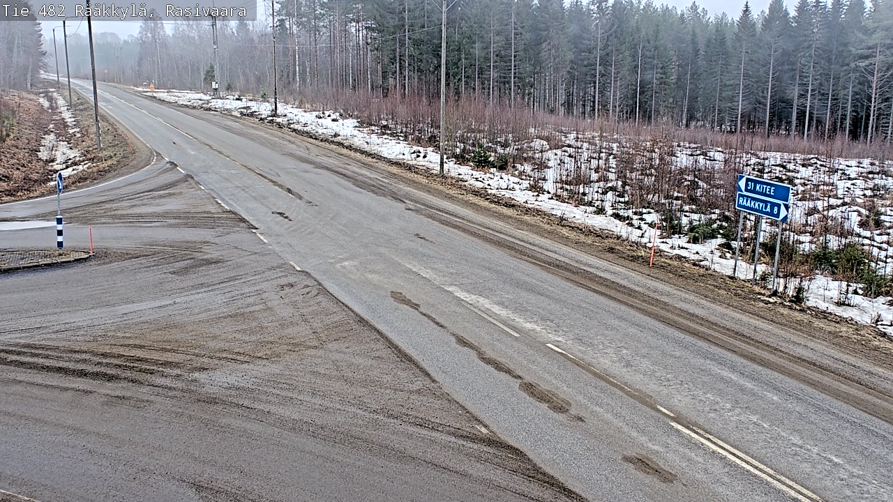 Weather Camera Image Road 482 Rääkkylä, Rasivaara, Rääkkylä, Pohjois-Karjala
