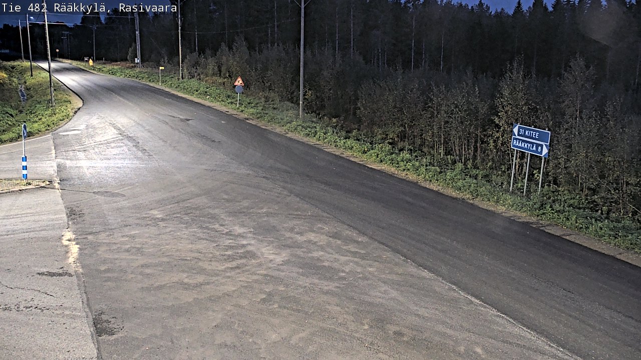 Weather Camera Image Väg 482 Rääkkylä, Rasivaara, Rääkkylä, Pohjois-Karjala