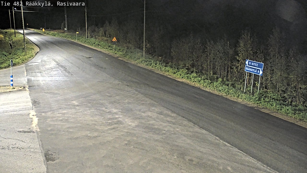 Weather Camera Image Väg 482 Rääkkylä, Rasivaara, Rääkkylä, Pohjois-Karjala