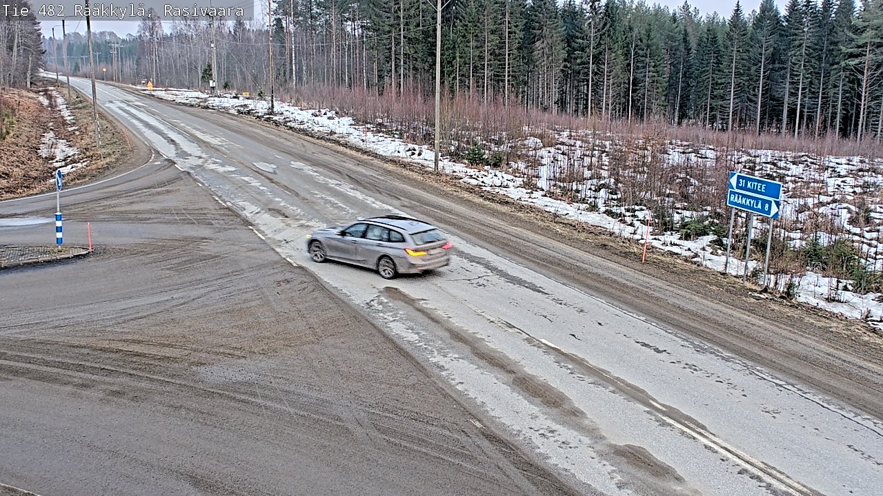 Weather Camera Image Road 482 Rääkkylä, Rasivaara, Rääkkylä, Pohjois-Karjala