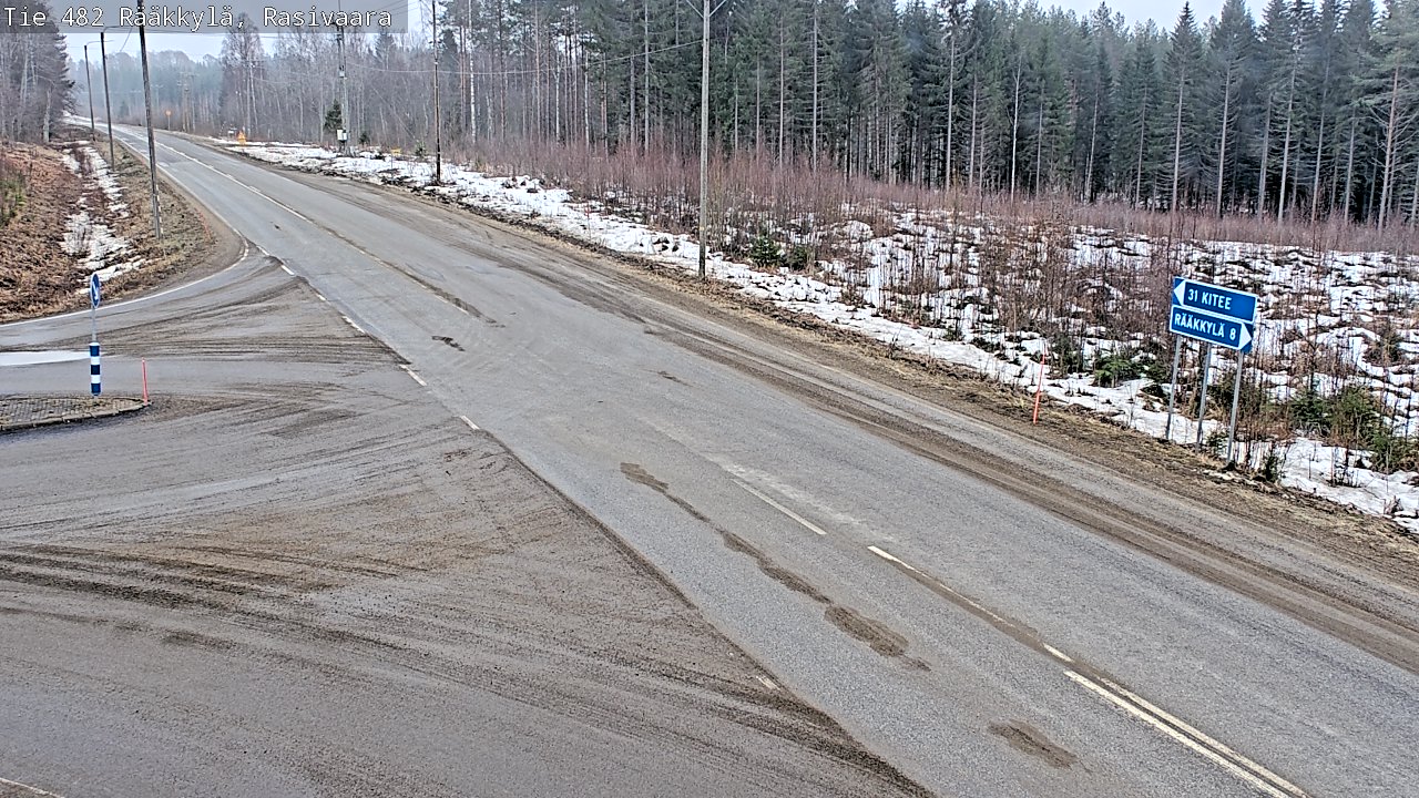 Weather Camera Image Road 482 Rääkkylä, Rasivaara, Rääkkylä, Pohjois-Karjala