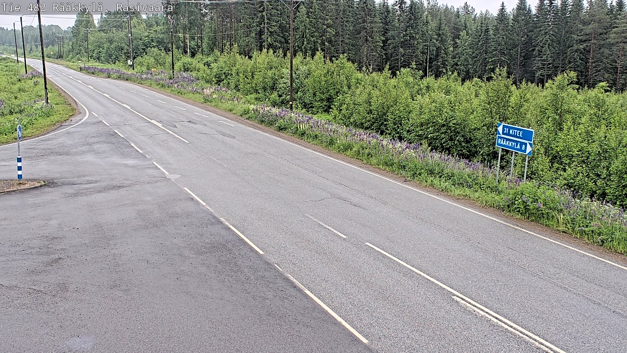 Kelikamerat Kuva Tie 482 Rääkkylä, Rasivaara, Rääkkylä, Pohjois-Karjala