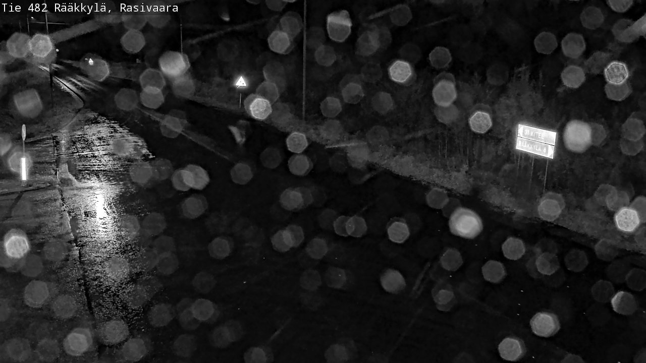 Weather Camera Image Väg 482 Rääkkylä, Rasivaara, Rääkkylä, Pohjois-Karjala