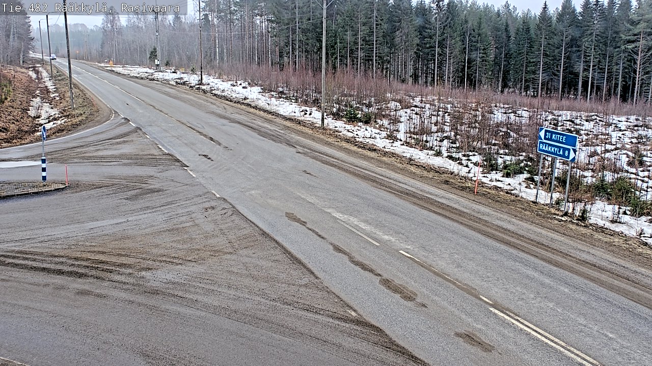 Weather Camera Image Road 482 Rääkkylä, Rasivaara, Rääkkylä, Pohjois-Karjala