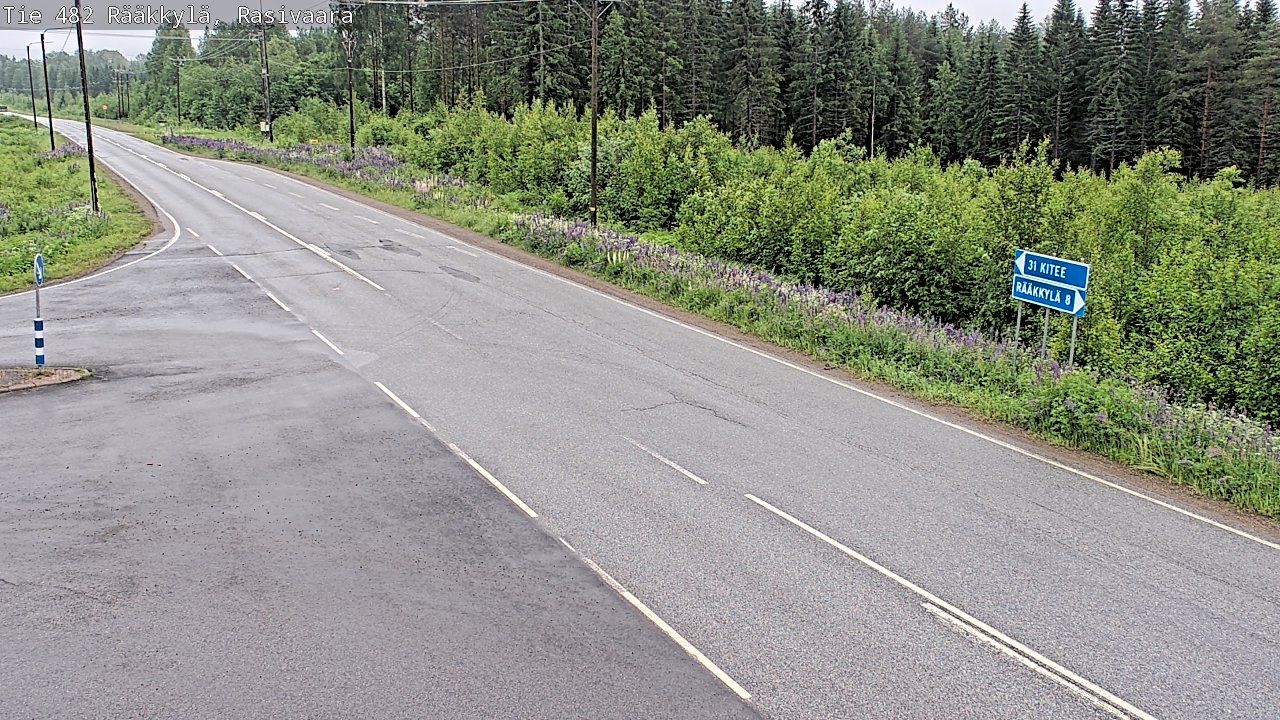 Kelikamerat Kuva Tie 482 Rääkkylä, Rasivaara, Rääkkylä, Pohjois-Karjala