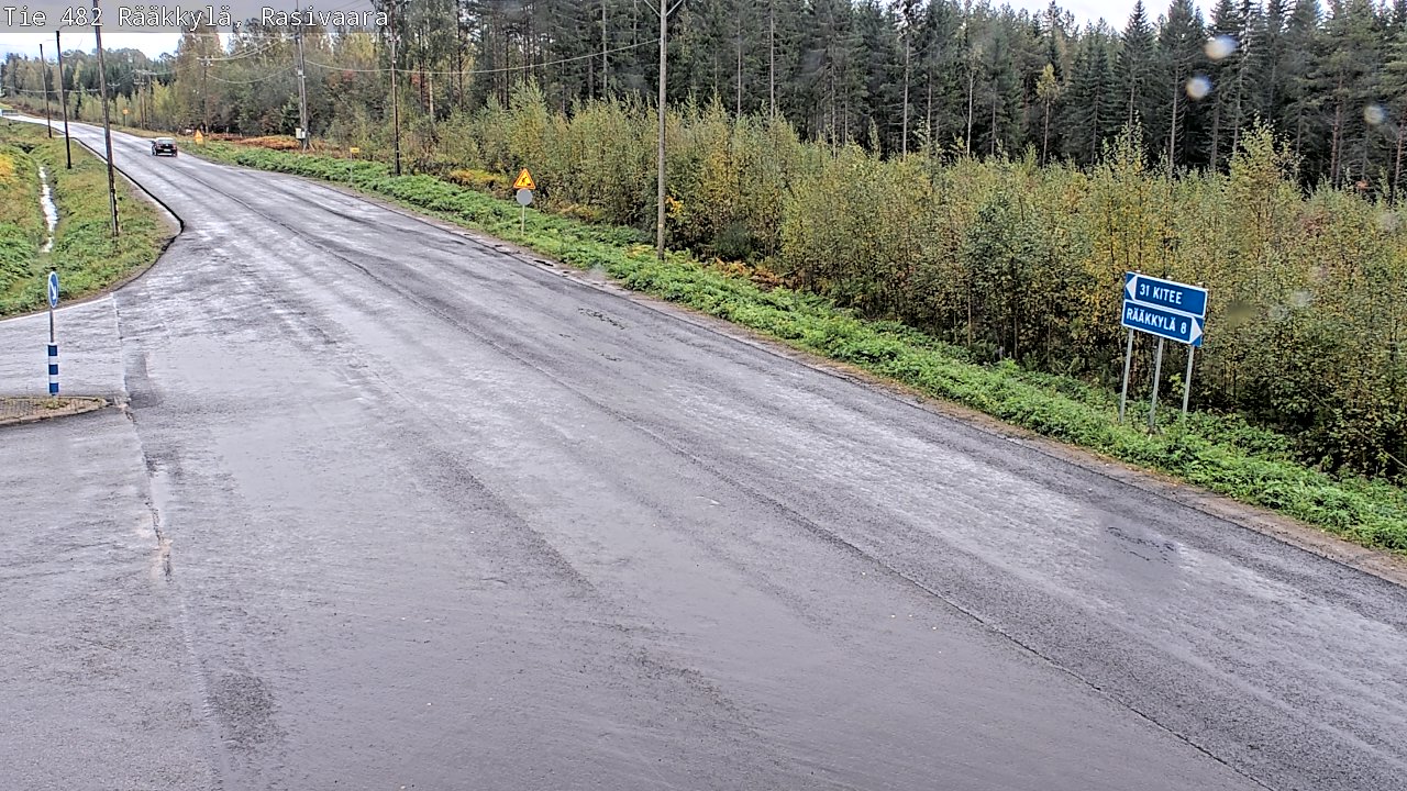 Weather Camera Image Väg 482 Rääkkylä, Rasivaara, Rääkkylä, Pohjois-Karjala