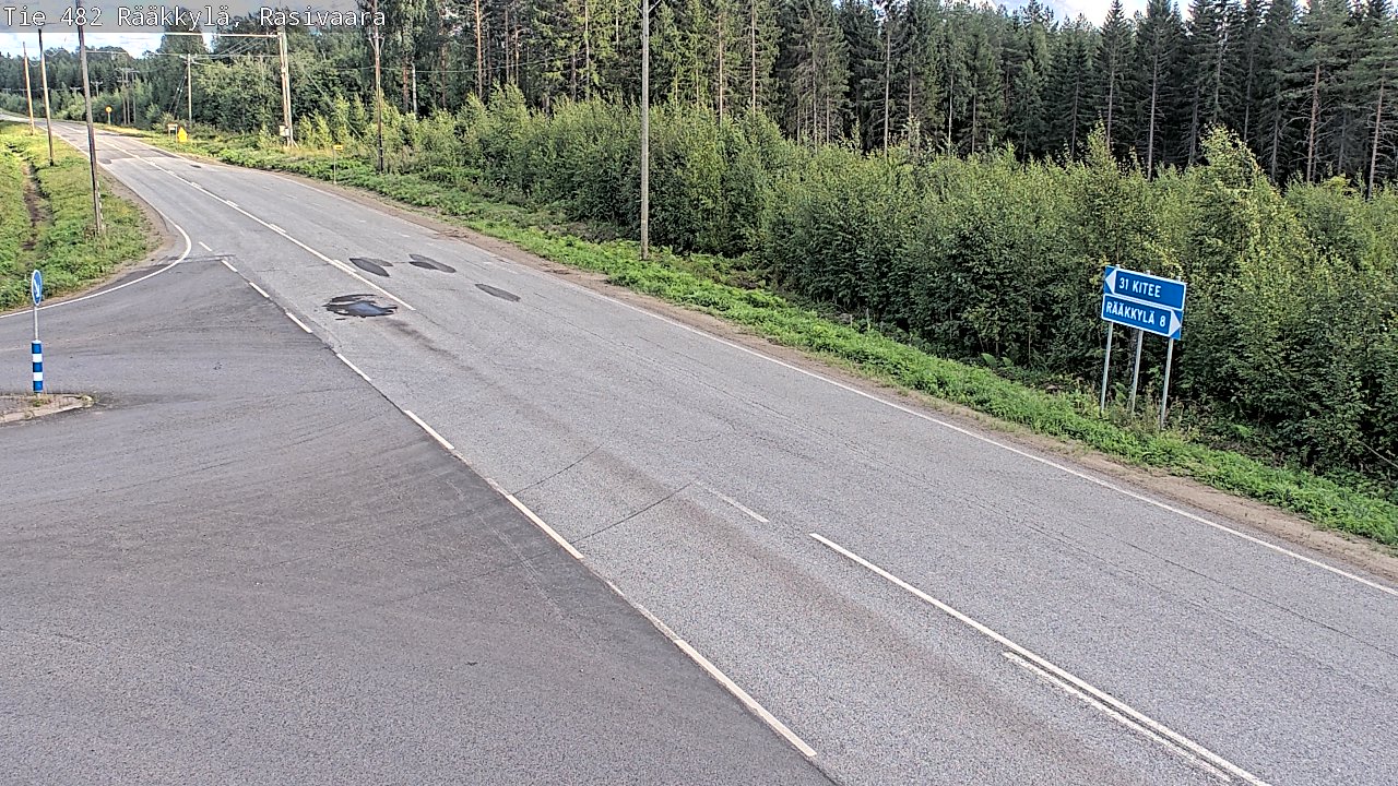 Kelikamerat Kuva Tie 482 Rääkkylä, Rasivaara, Rääkkylä, Pohjois-Karjala