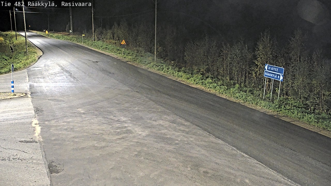 Weather Camera Image Väg 482 Rääkkylä, Rasivaara, Rääkkylä, Pohjois-Karjala