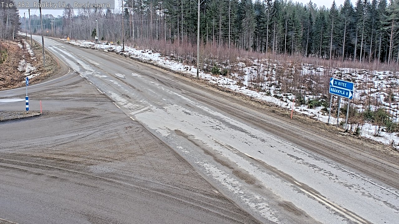 Weather Camera Image Road 482 Rääkkylä, Rasivaara, Rääkkylä, Pohjois-Karjala