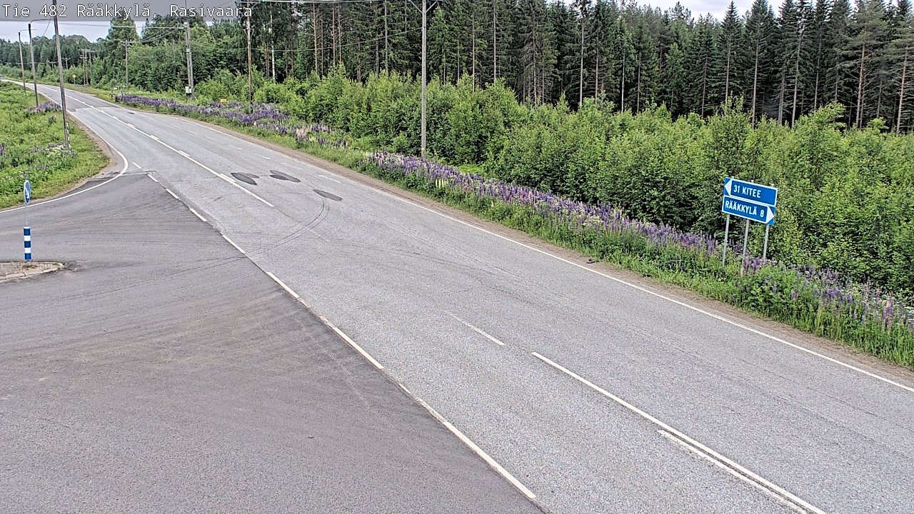 Kelikamerat Kuva Tie 482 Rääkkylä, Rasivaara, Rääkkylä, Pohjois-Karjala
