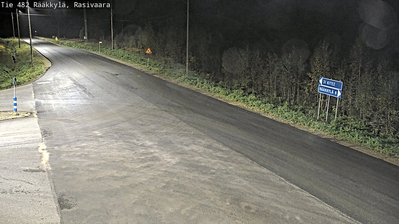 Weather Camera Image Väg 482 Rääkkylä, Rasivaara, Rääkkylä, Pohjois-Karjala