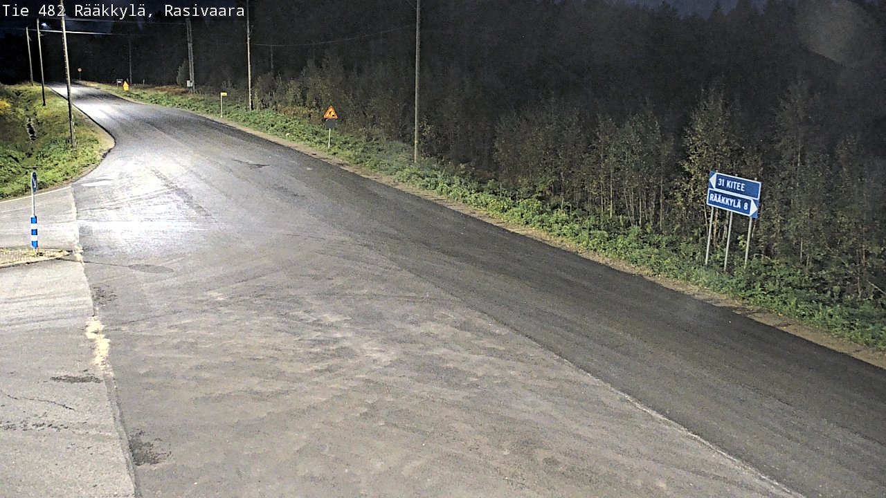 Weather Camera Image Väg 482 Rääkkylä, Rasivaara, Rääkkylä, Pohjois-Karjala