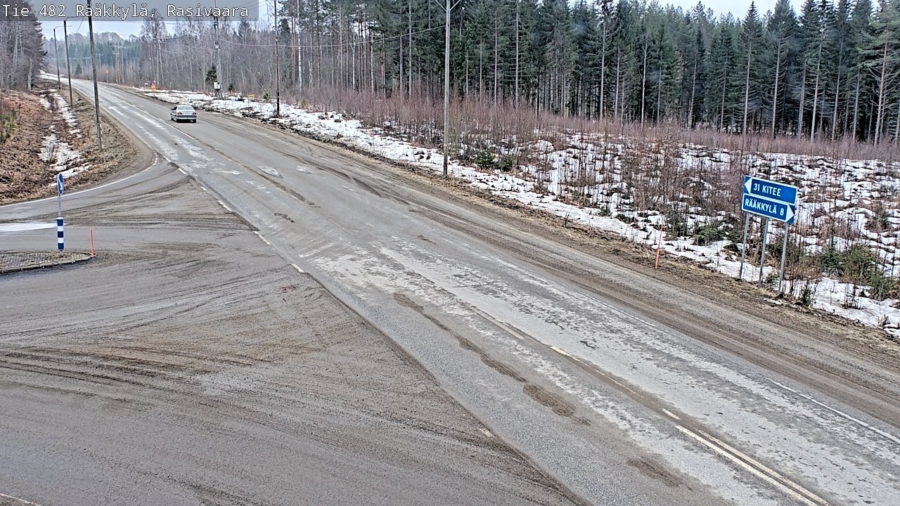 Weather Camera Image Road 482 Rääkkylä, Rasivaara, Rääkkylä, Pohjois-Karjala