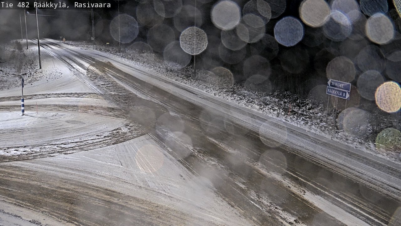 Weather Camera Image Väg 482 Rääkkylä, Rasivaara, Rääkkylä, Pohjois-Karjala