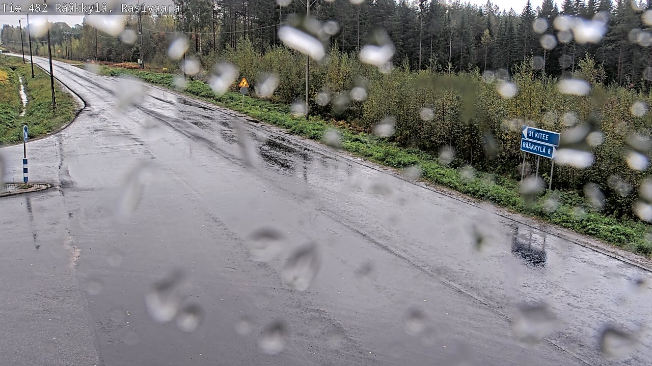 Weather Camera Image Road 482 Rääkkylä, Rasivaara, Rääkkylä, Pohjois-Karjala