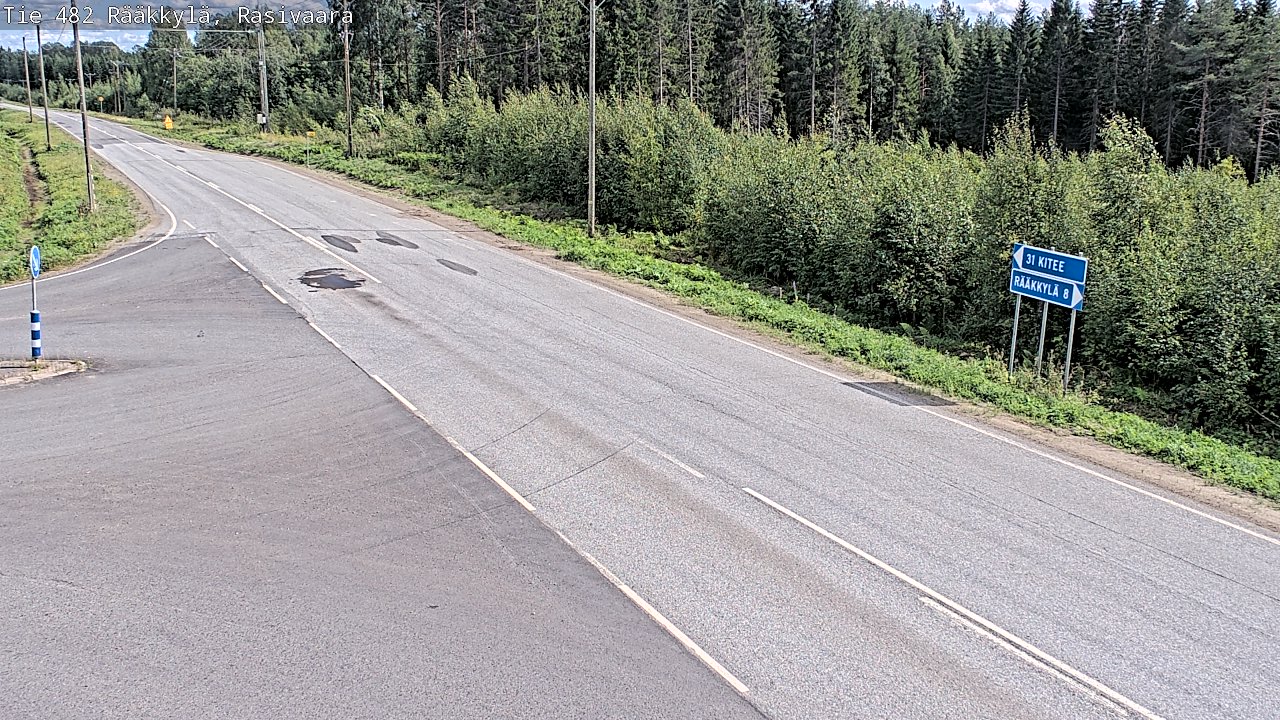 Kelikamerat Kuva Tie 482 Rääkkylä, Rasivaara, Rääkkylä, Pohjois-Karjala