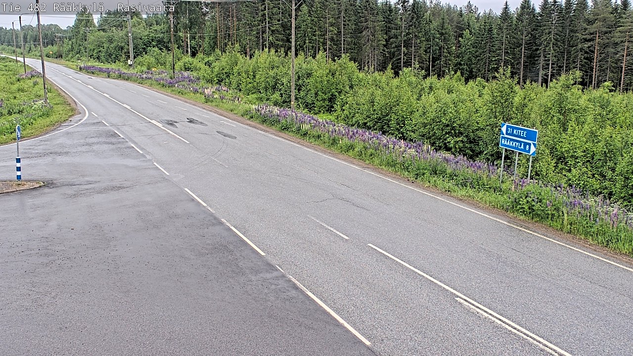 Kelikamerat Kuva Tie 482 Rääkkylä, Rasivaara, Rääkkylä, Pohjois-Karjala