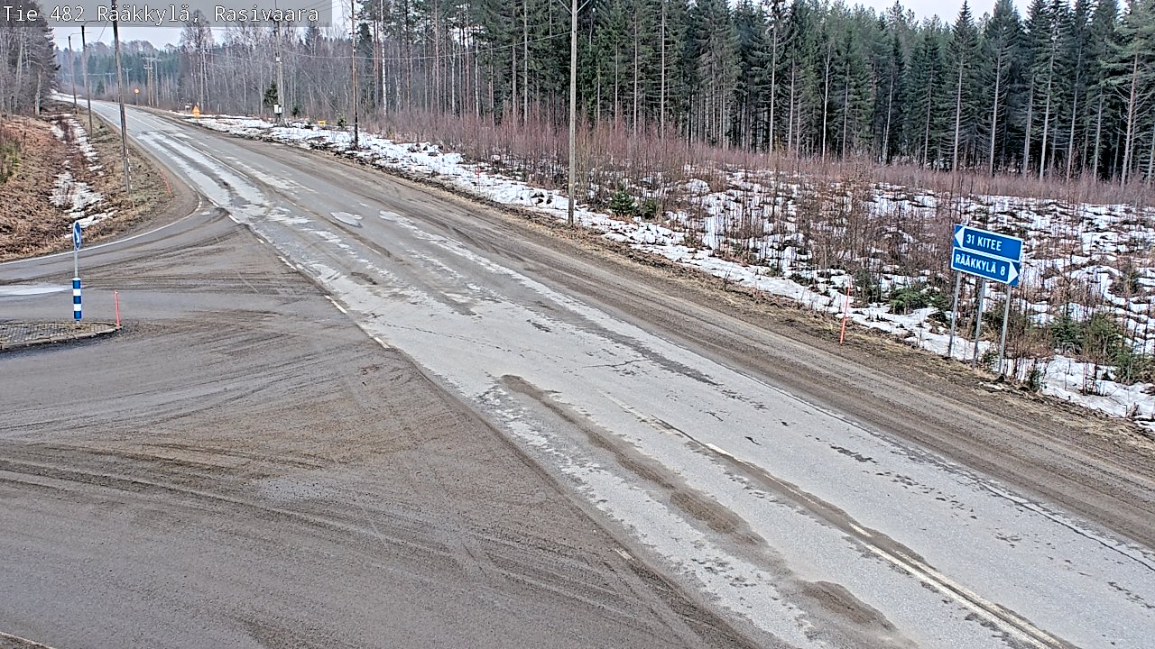 Weather Camera Image Road 482 Rääkkylä, Rasivaara, Rääkkylä, Pohjois-Karjala