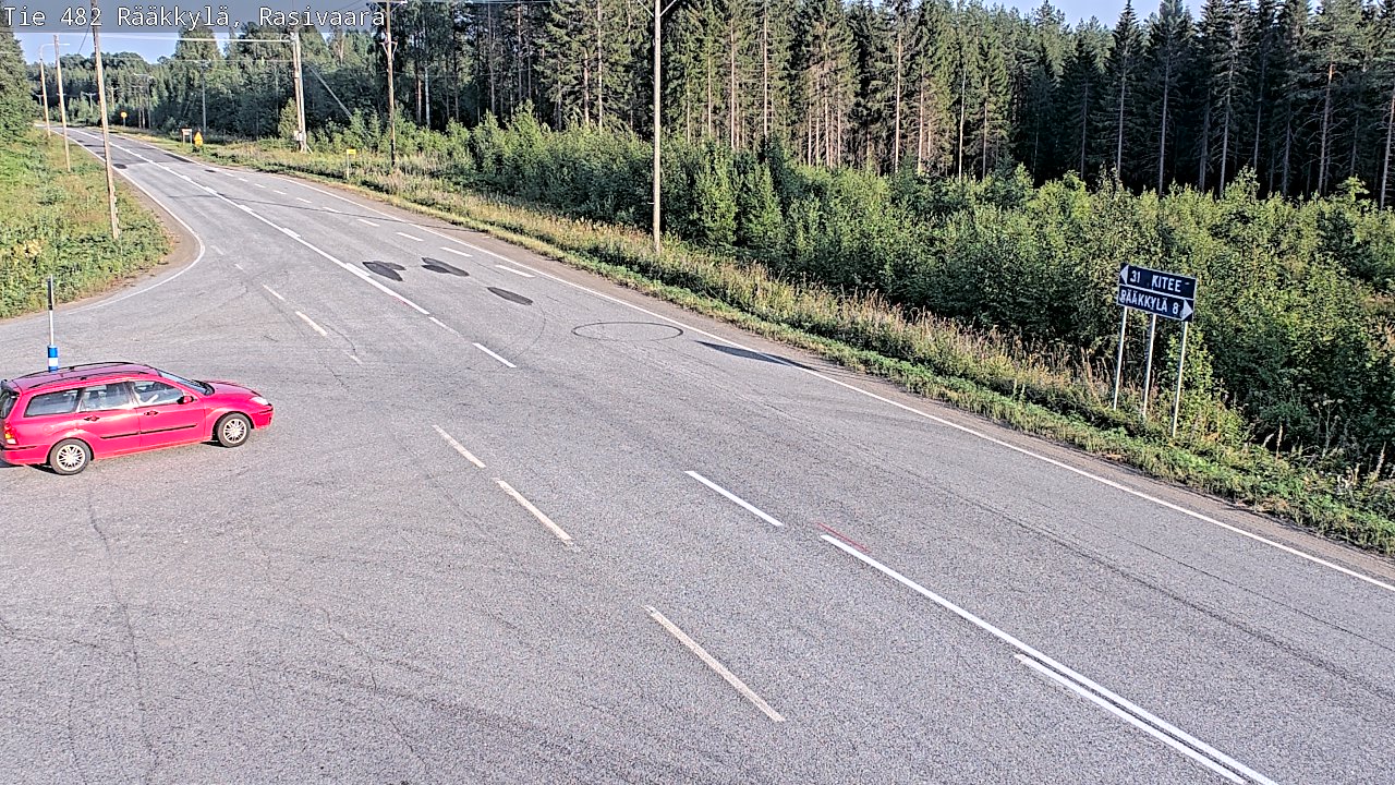Weather Camera Image Road 482 Rääkkylä, Rasivaara, Rääkkylä, Pohjois-Karjala