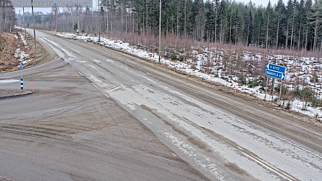 Weather Camera Image Road 482 Rääkkylä, Rasivaara, Rääkkylä, Pohjois-Karjala