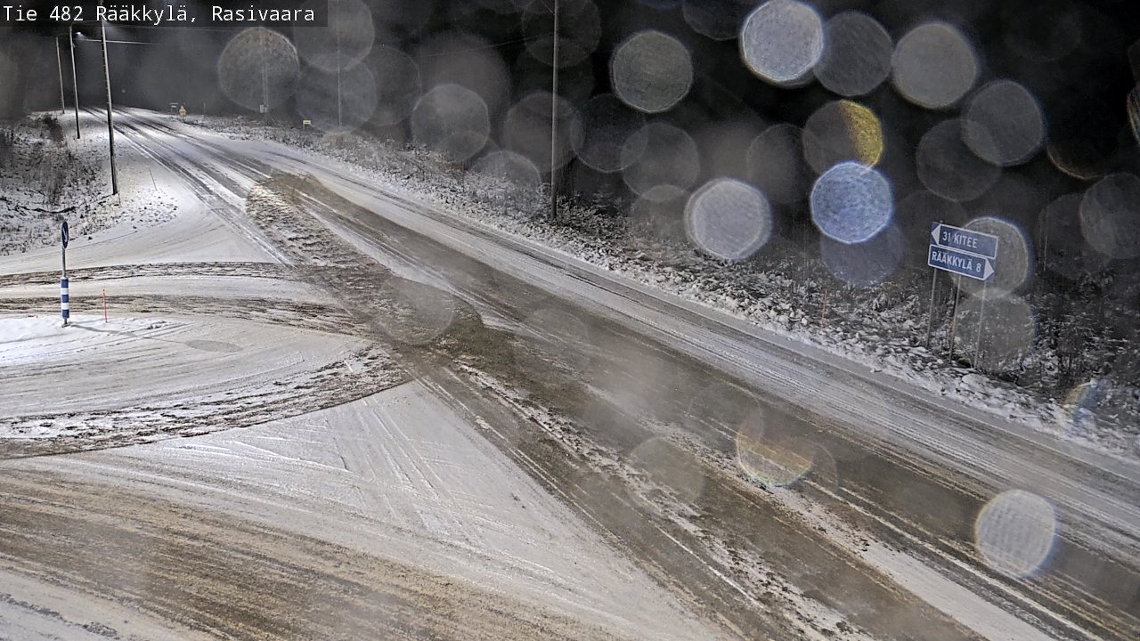 Weather Camera Image Väg 482 Rääkkylä, Rasivaara, Rääkkylä, Pohjois-Karjala