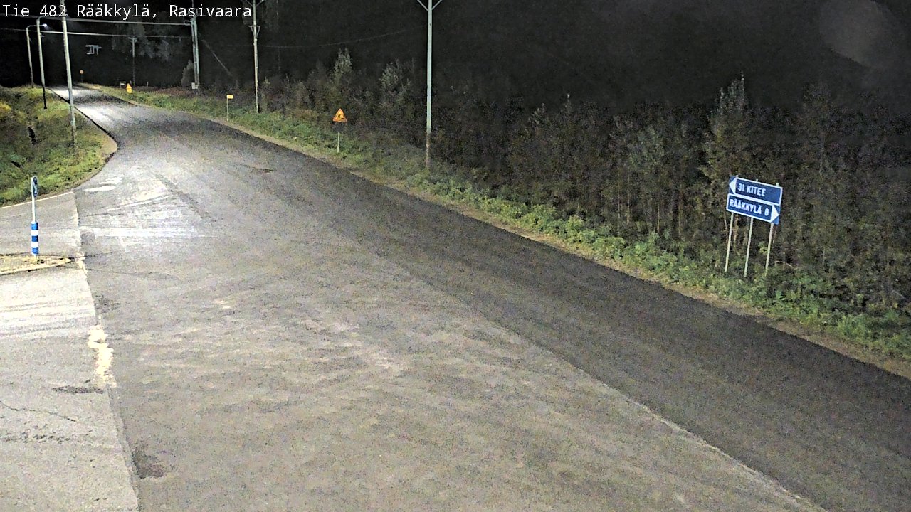 Weather Camera Image Väg 482 Rääkkylä, Rasivaara, Rääkkylä, Pohjois-Karjala
