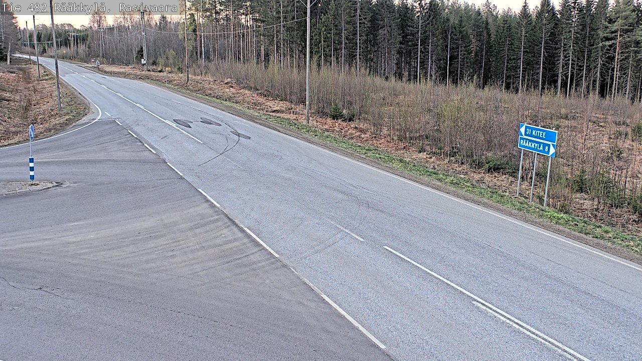 Kelikamerat Kuva Tie 482 Rääkkylä, Rasivaara, Rääkkylä, Pohjois-Karjala