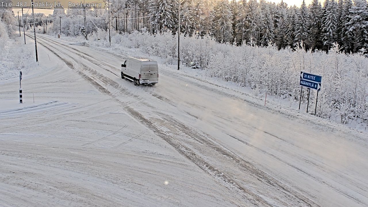 Weather Camera Image Väg 482 Rääkkylä, Rasivaara, Rääkkylä, Pohjois-Karjala