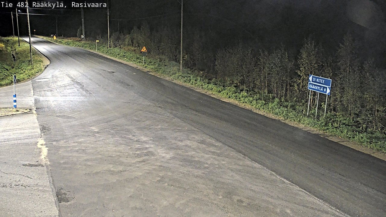 Weather Camera Image Väg 482 Rääkkylä, Rasivaara, Rääkkylä, Pohjois-Karjala