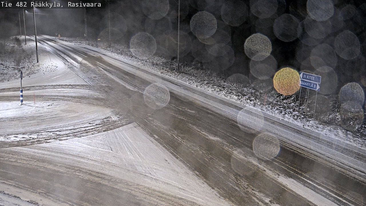 Weather Camera Image Väg 482 Rääkkylä, Rasivaara, Rääkkylä, Pohjois-Karjala