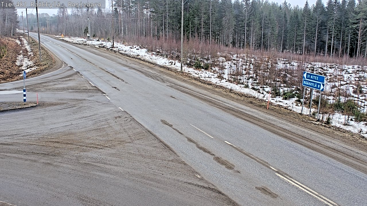 Weather Camera Image Road 482 Rääkkylä, Rasivaara, Rääkkylä, Pohjois-Karjala