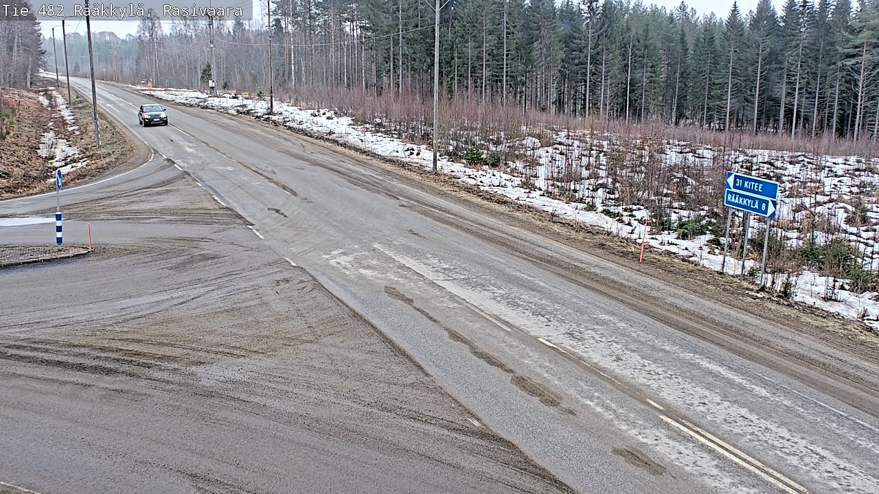 Weather Camera Image Road 482 Rääkkylä, Rasivaara, Rääkkylä, Pohjois-Karjala