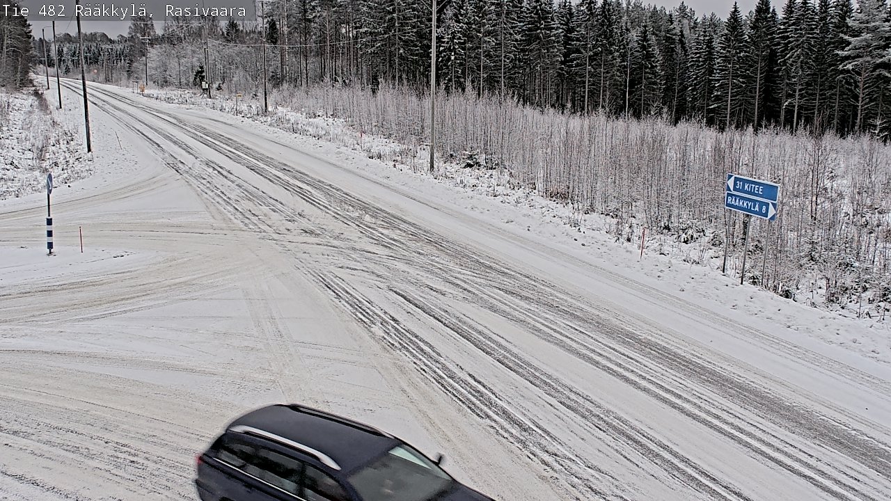 Weather Camera Image Väg 482 Rääkkylä, Rasivaara, Rääkkylä, Pohjois-Karjala